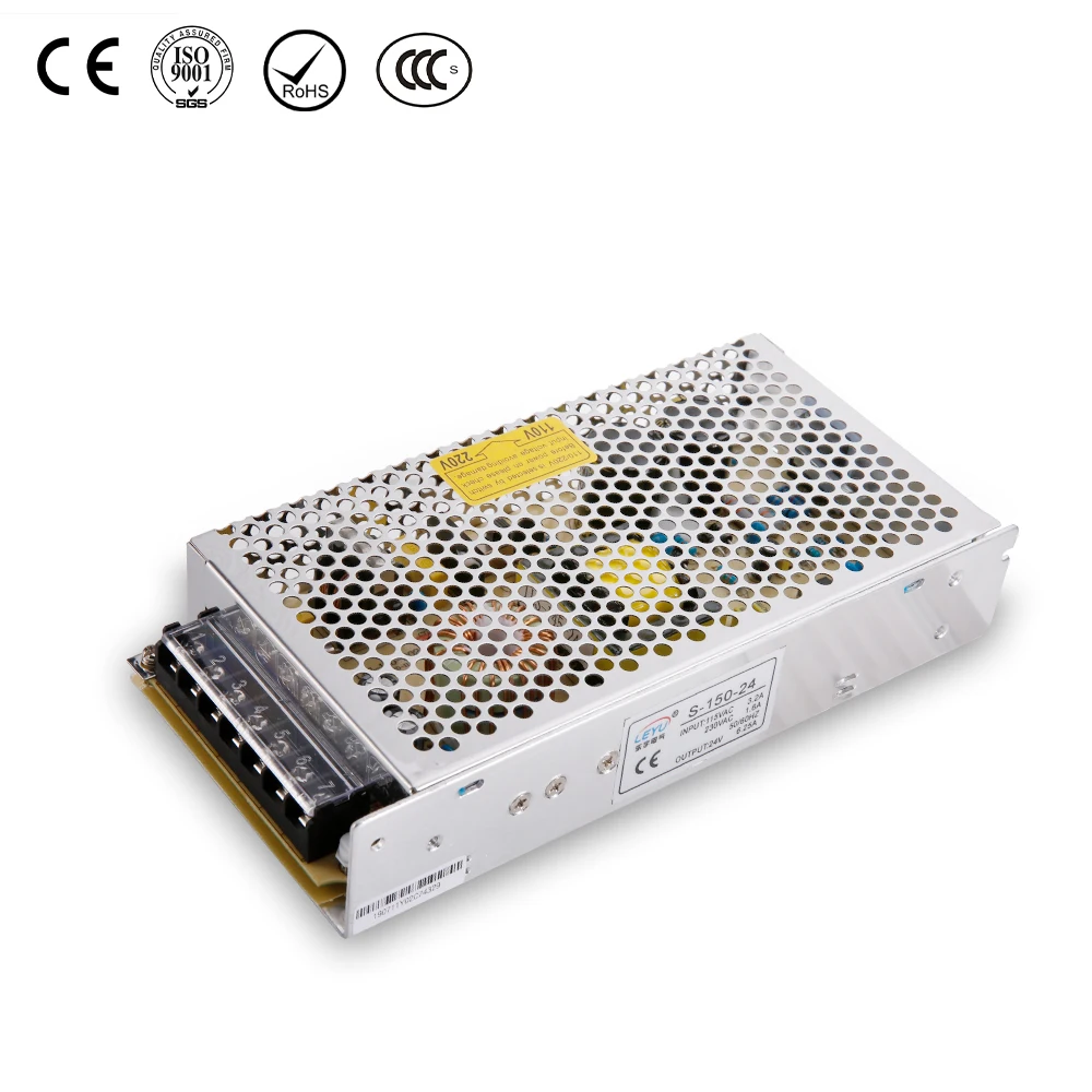 

Factory direct single output aluminum 150w led driver supply