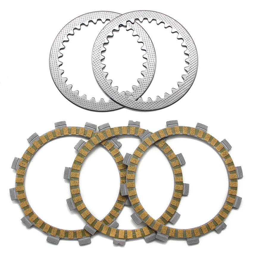 

Motorcycle Clutch Friction Plates Disc Set For Suzuki TS50X TS 50 X TV50 ZR50 KEN/KEX/SLKX/SKX SMX50 OEM:21441-46000/21441-46010