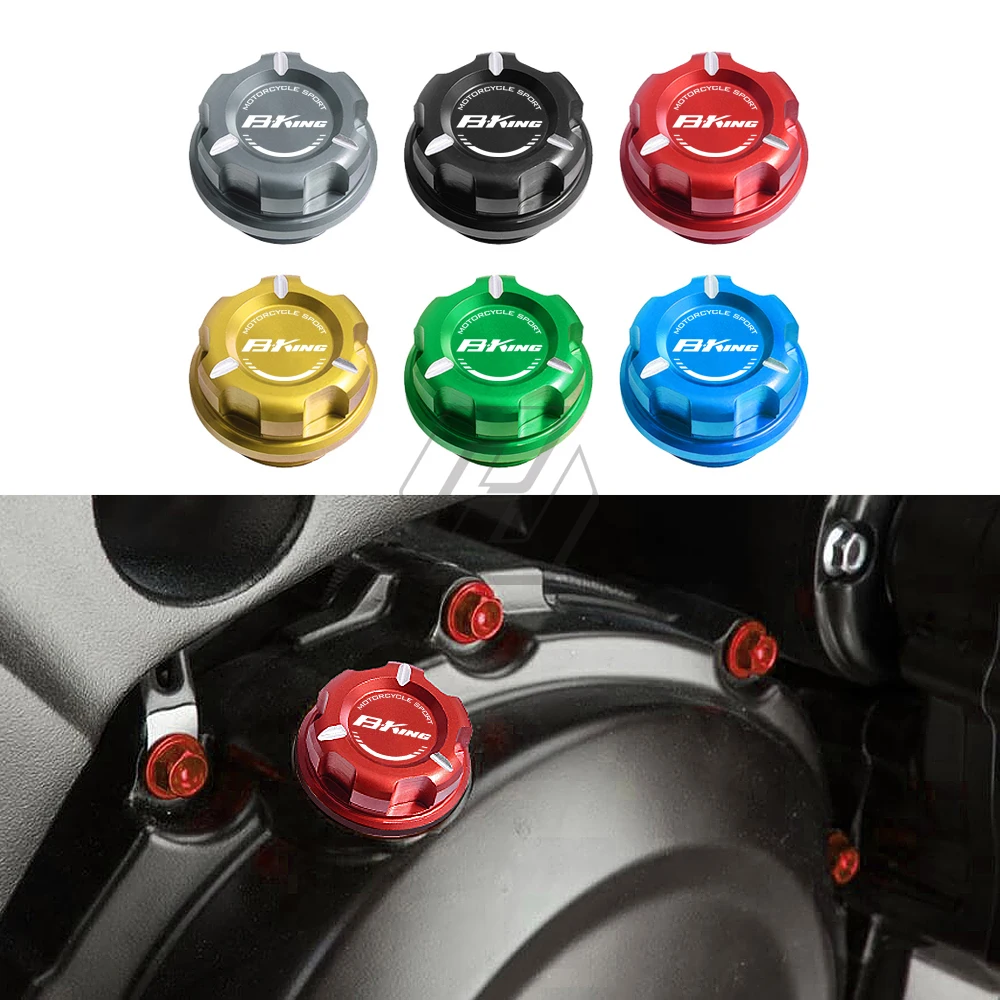 Motorcycle Accessories Engine Cover Filler Oil Cap Case for Suzuki B-king BKing 2008-2011