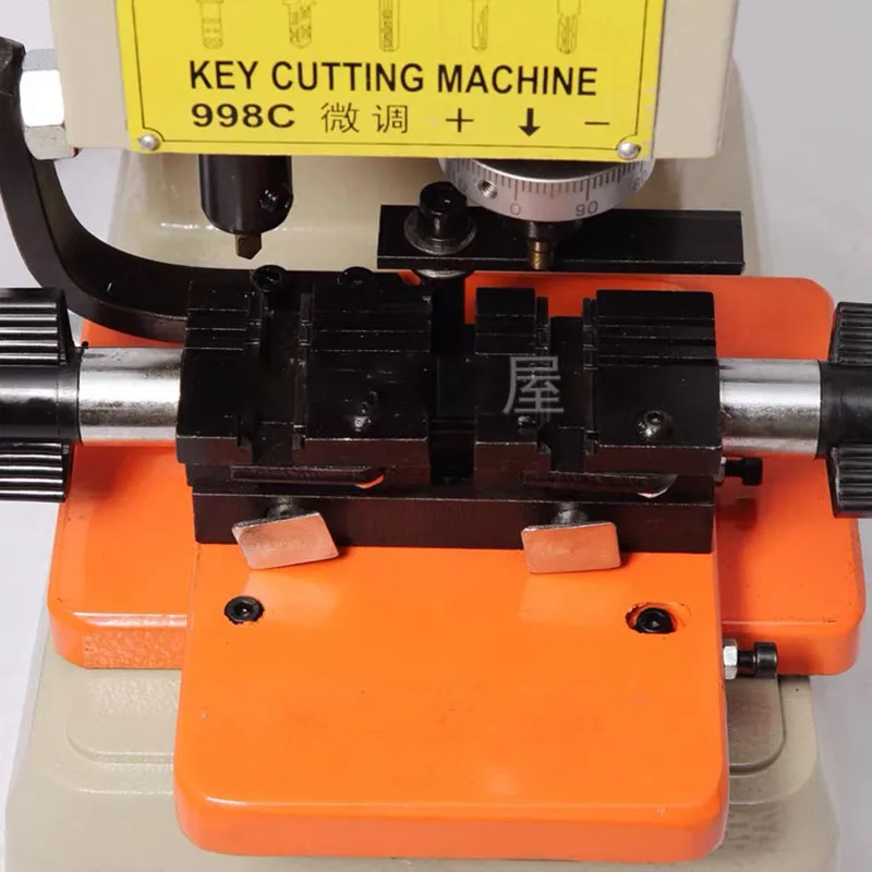 998c Sleutelsnijboor Machine 200W Multifunctionele Sleutel Reproduceren Machine Slotenmaker Levert Sleutelsnijmachine Sleutelproductie Snijmachine