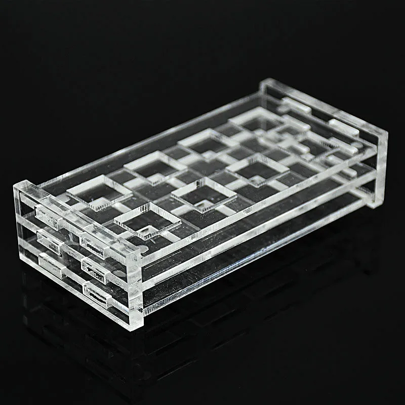 Cuvette Stand Plexiglass Rack For Glass Quartz Cuvette (Liquid Sample Cell) Light Path 10mm Absorption Cells Support 8 Holes