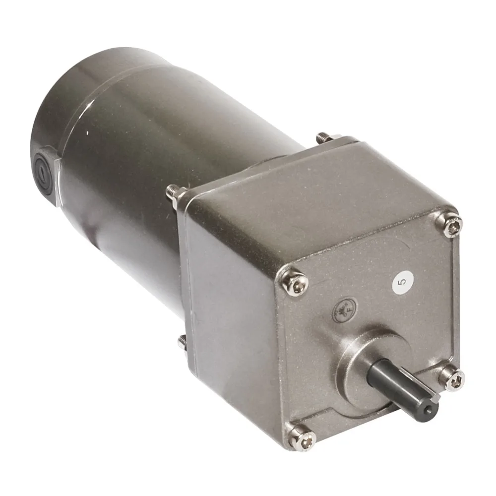 

DC Electric Gearbox High Torque DC Gear Motor DC120-5GU 120W 12/24/90V 3-300RPM Big Torque High Speed Permanent Magnet Motor