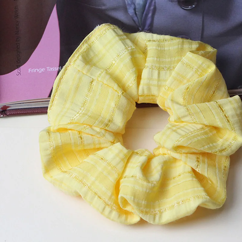 2020 Bestilk śliczne Vsco bawełna Scrunchies kucyk Holder dla dziewczyny opaska do włosów gumka do włosów Scranchy nakrycia głowy Schrunchie — zdjęcie 7