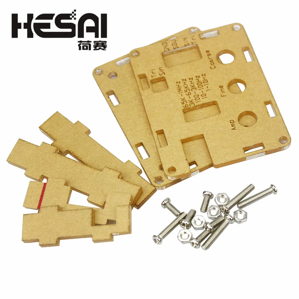 XR2206 Fungsi Generator Sinyal DIY Kit Sinus Segitiga Gelombang Persegi 1HZ-1MHZ DDS dengan Manual