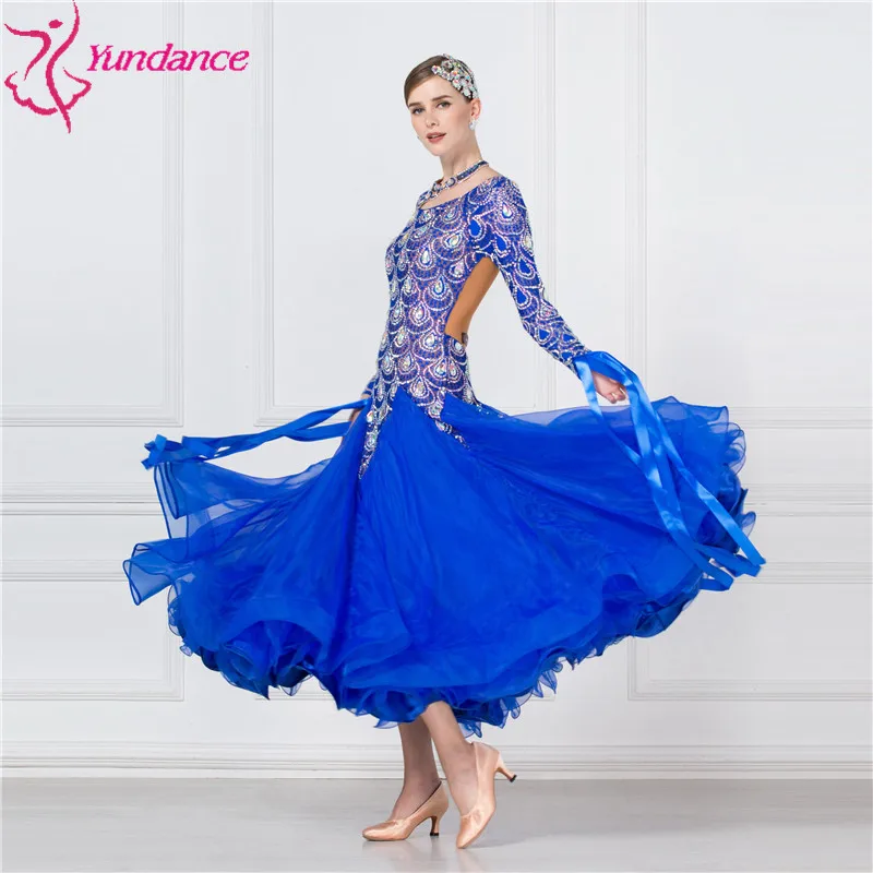 B-17161 Custom ballroom dance dress Sexy ballroom latin dance dress smooth dance dress for sale