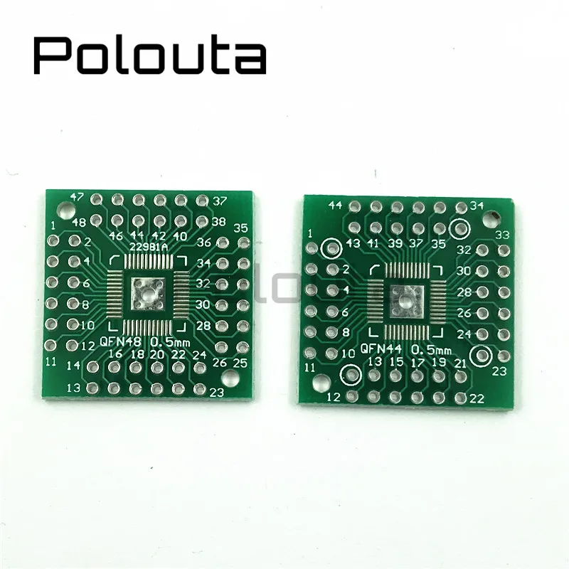 10 Pcs/lot Polouta Switchboard QFN32 Patch To Direct Dip 0.5 Pcb Board Triac Circuit Board Breadboard Adapter Sot Copper Plate