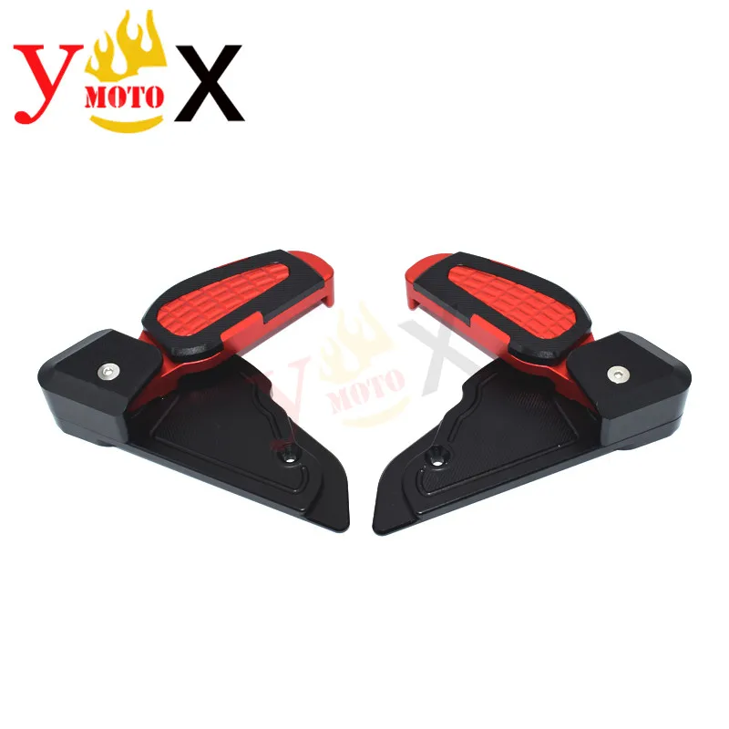 5 Colors Scooter Bike Folding Rear Passenger Foot Pedal Foot Rests Footpeg CNC Alloy For VESPA Primavera Sprint 150 2018 2017