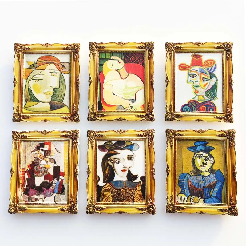 

Netherlands Van Gogh Painting Magnetic Refrigerator Sticker Magnet Collection Gift Fridge Magnets