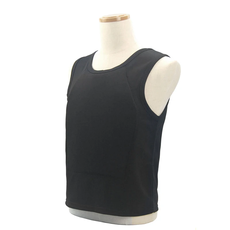 Imagem -04 - Iiia Level Lightpeso Bulletproof Vest Ultra-confortável Oculto Hidden Lnside Wear Soft Anti-bala Camiseta Roupas de Trabalho Novo