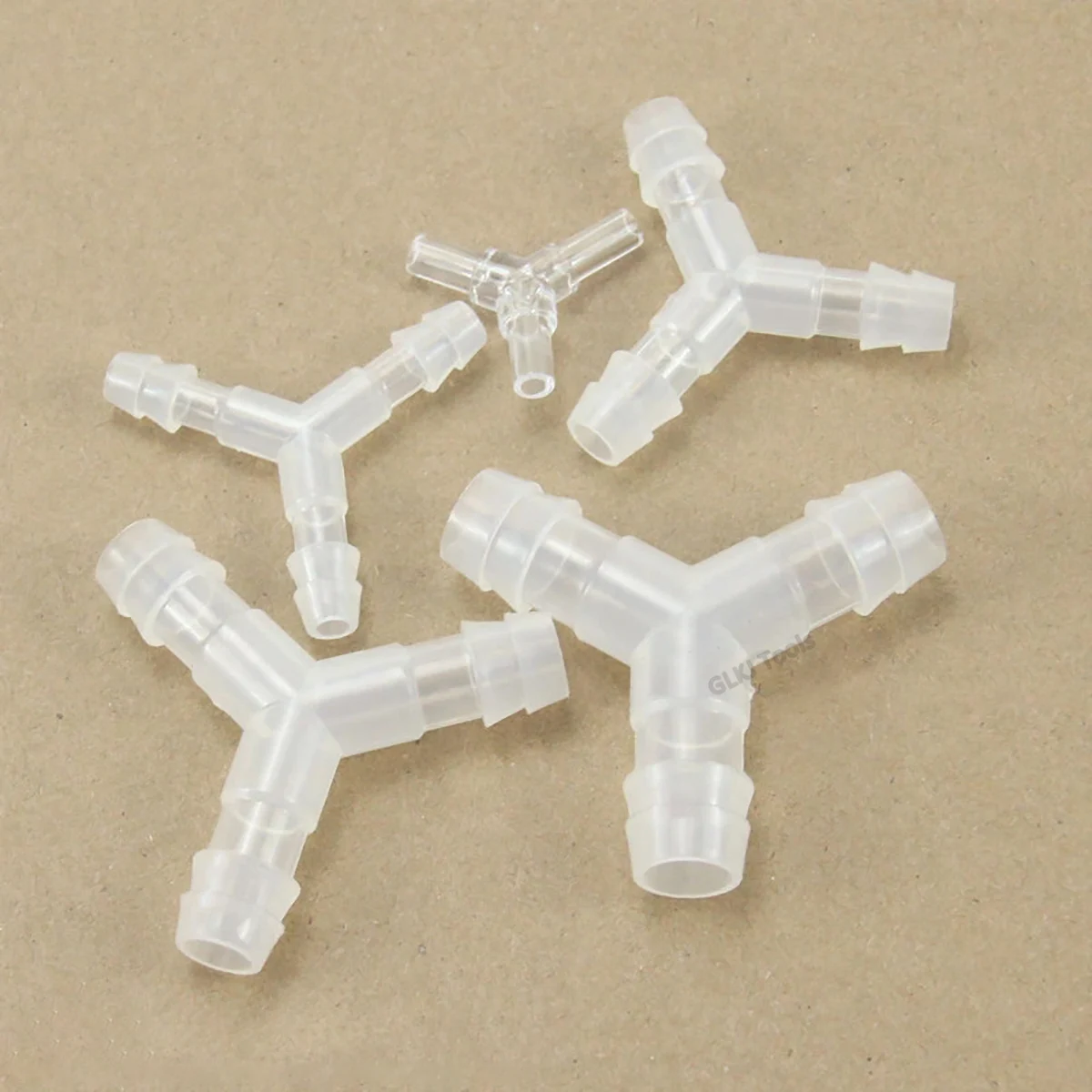 5 Buah 4-12Mm PP Plastik 120 Derajat Y Tee Konektor Akuarium Tangki Pompa Udara Pagoda Selang Bersama Kebun Irigasi Air Pipa Fitting