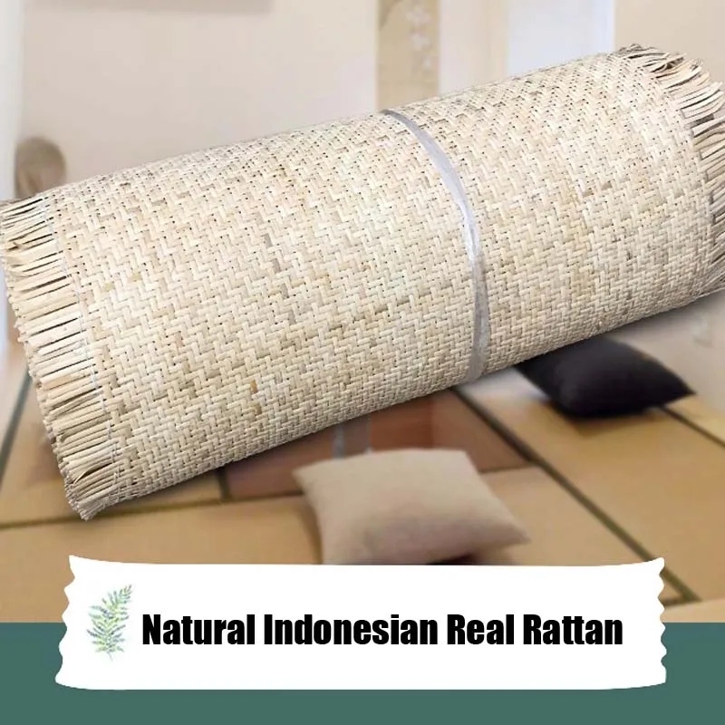 Real Natural Indonesian Rattan Light White Yellow Weaving Repair Material For Home Furniture Chair Table Ceiling Screen Decor