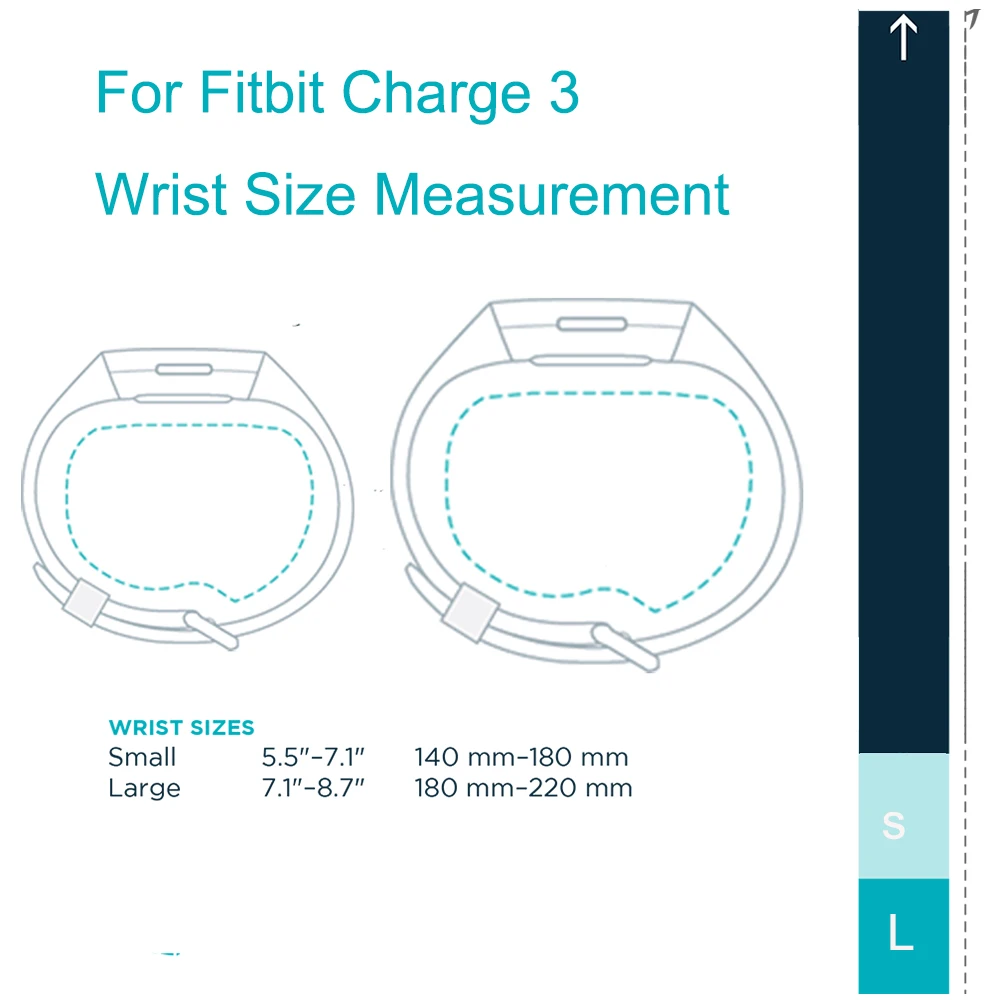 Replacement Wristband For Fitbit Charge 4 / Charge 3 / Charge 3 SE Strap WaterproofSoft Comfortable For Fitbit Charge 4 Bracelet