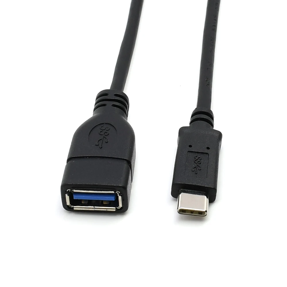 1m 3ft USB3.1 USB C OTG cable Type c Male to USB3.0 female data adapter cable