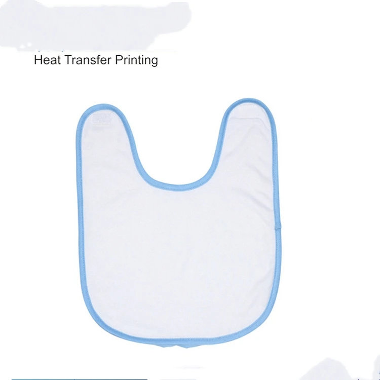 

New sublimation blank Children's bib polyester towel saliva bib blank personalized consumables 10pcs/lot wholesale