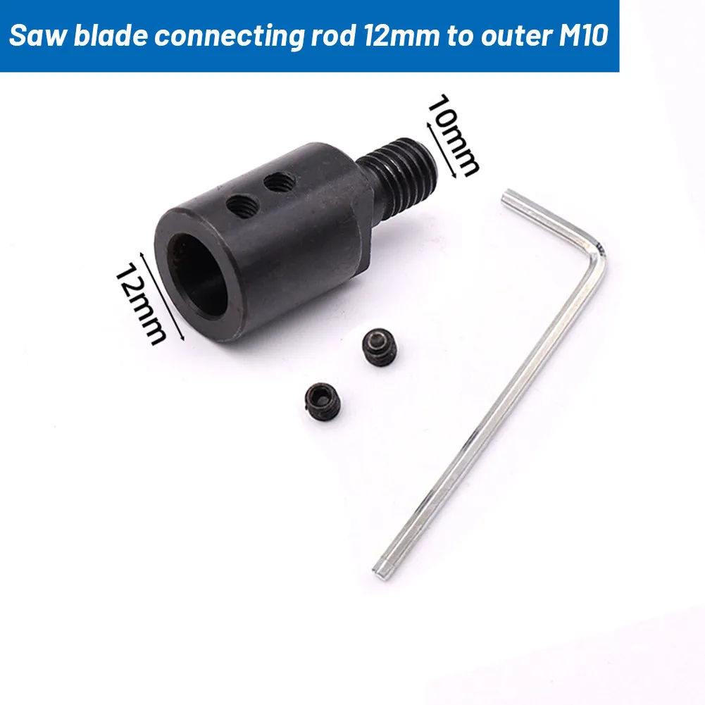 Saw Blade Adapter M10 5/6/8/10/12/14mm Bushing Saw Blade Connecting Shaft Angle Grinder Motor Shaft Connection Rod
