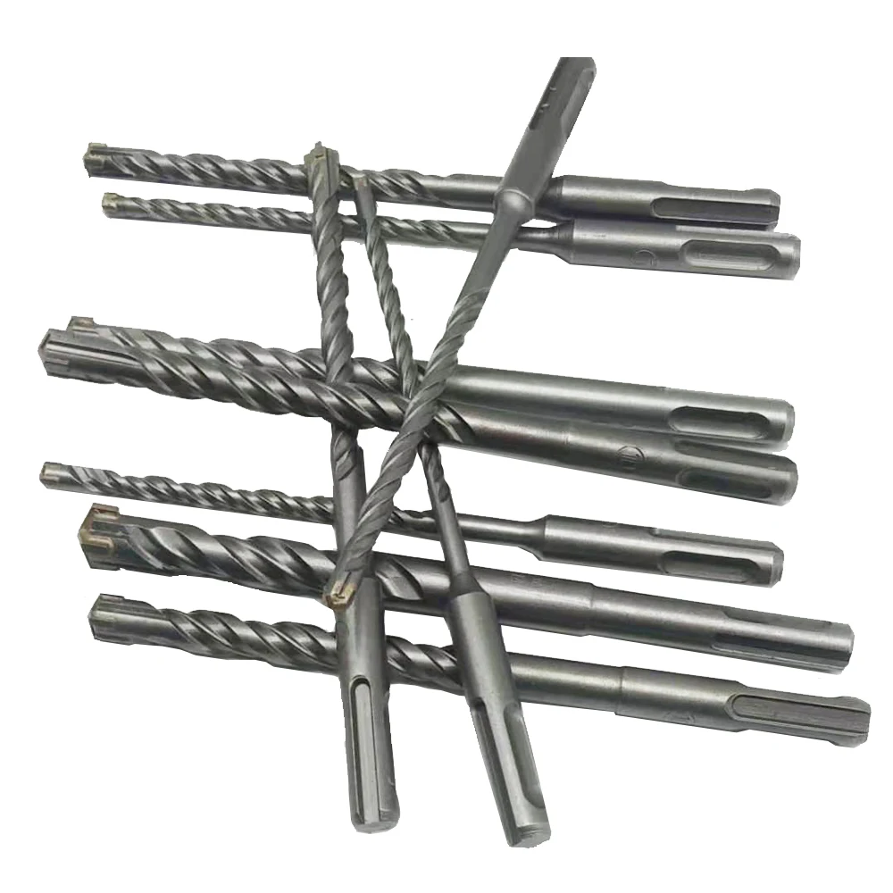 1 sets Cross Tips 4 Cutters 160mm SDS Plus Drill Bits Set YG8 Carbide Steel Flat Tip Electric Hammer Masonry Drill Bits Kit