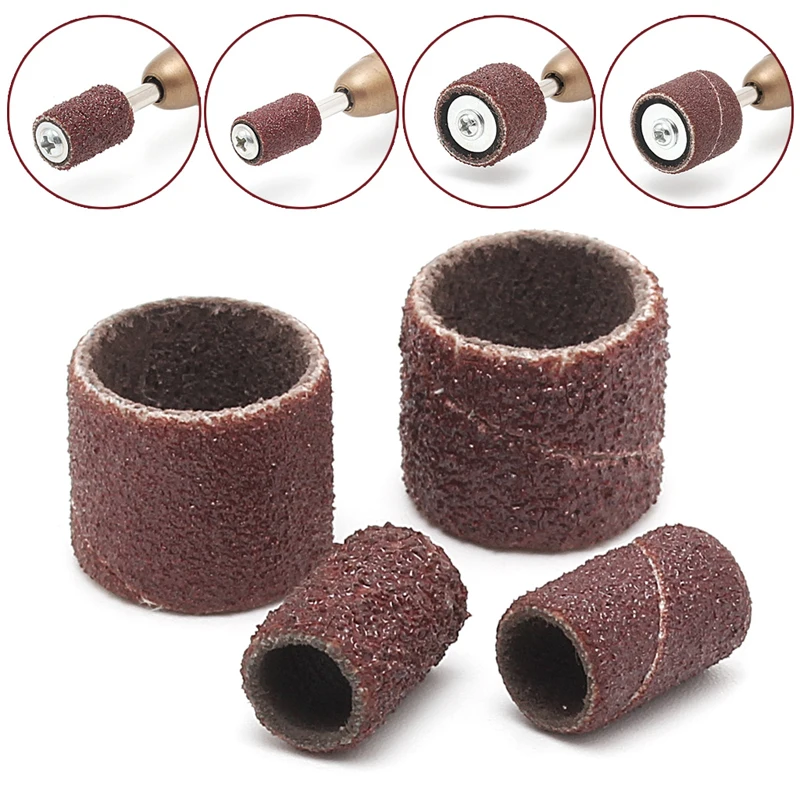 Qualidade Lixar Kit de Bateria, Mandris De Areia, Mangas De Banda, Lixa, 1/2 "e 1/4", 102Pcs