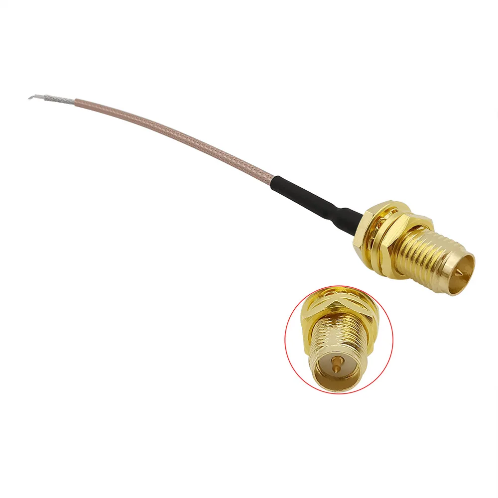 RP-SMA Female to PCB Solder Pigtail Cable RG316 For WIFI Wireless Router Low Loss GPS GPRS