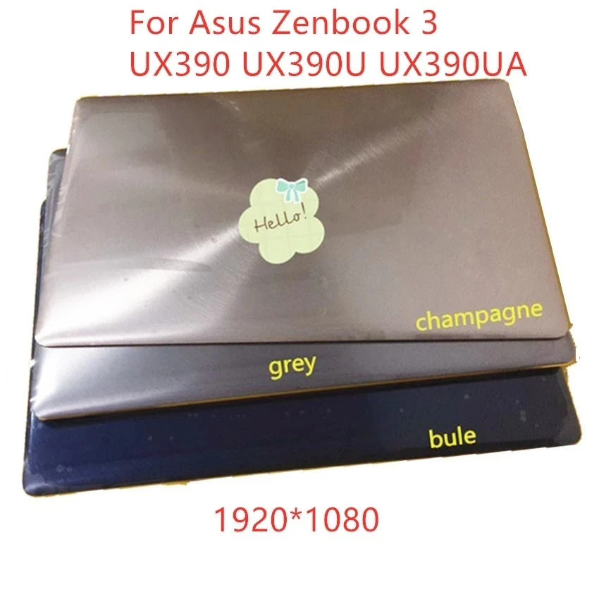 

Free shiping 12.5" Laptop Screen B125HAN03.0 Assembly For Asus Zenbook 3 UX390 UX390U UX390UA display replacement