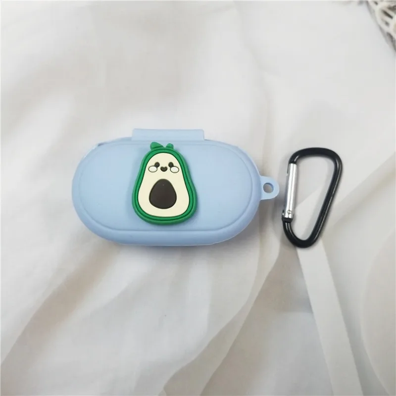 DIY かわいいシリコン高品質ケースサムスンギャラクシー芽プラスアクセサリー Bluetooth イヤホンケースカバーとフック