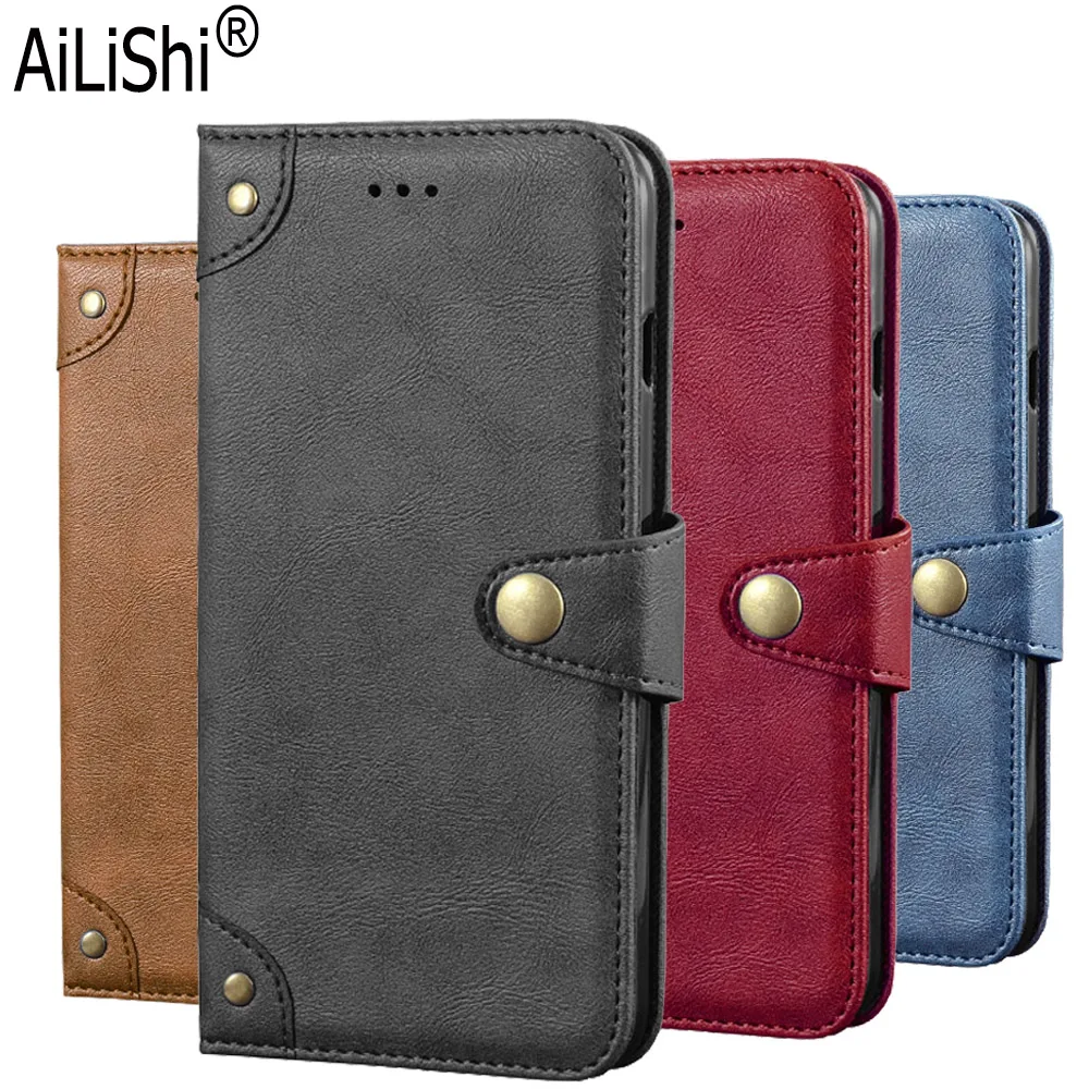 Genuine Leather Case for Vodafone Smart, Flip Cover Skin, Wallet Card Holder, V10, N10, E9, X9, N9 Lite, E8, V8, N8