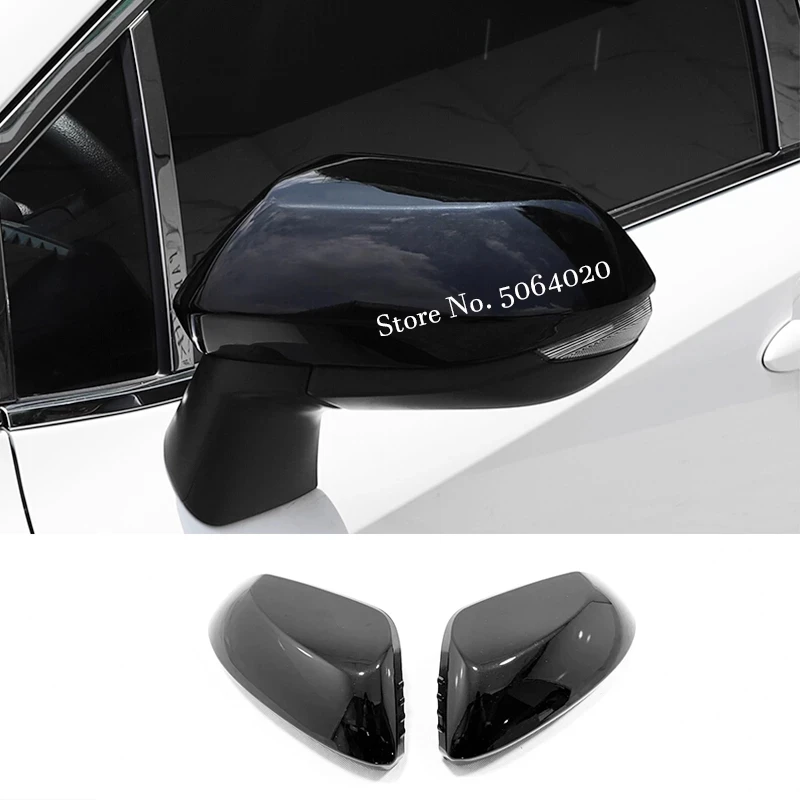 

ABS Chrome/Carbon Fiber For Toyota Sienta 2015-2019 Accessories Car Side Door Rear View Mirror Cover Trim Cap Garnish Molding