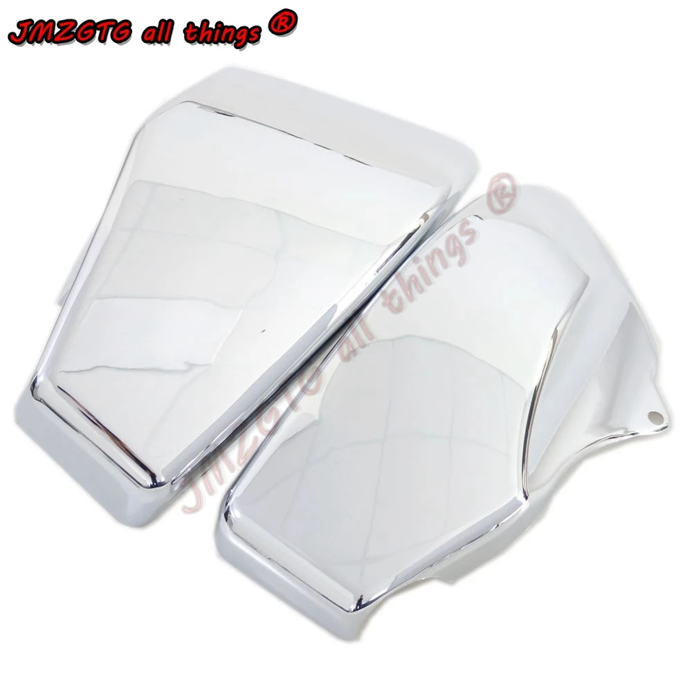 

Side Battery Cover Set For HONDA VTX1300 2003 2004 2005 2006 2007 2008 2009 ABS Plastic Chrome