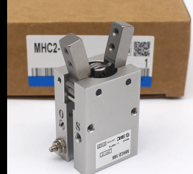 MHC2 Pneumatic Gripper NEW SMC Angular Type Air MHC2-10S MHC2-16S MHC2-20S MHC2-25S Aluminium Clamps Finger Cylinder