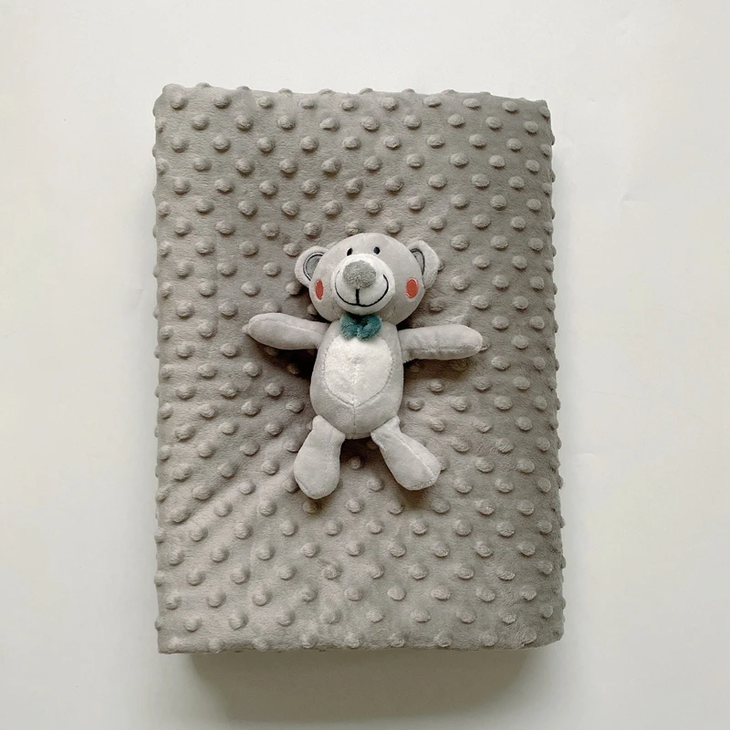 MOTOHOOD Double Layers Velvet Kids Blanket For Baby Blankets Fleece Boys Girls Sleeping Bedding Swaddle Warm Baby Wrap