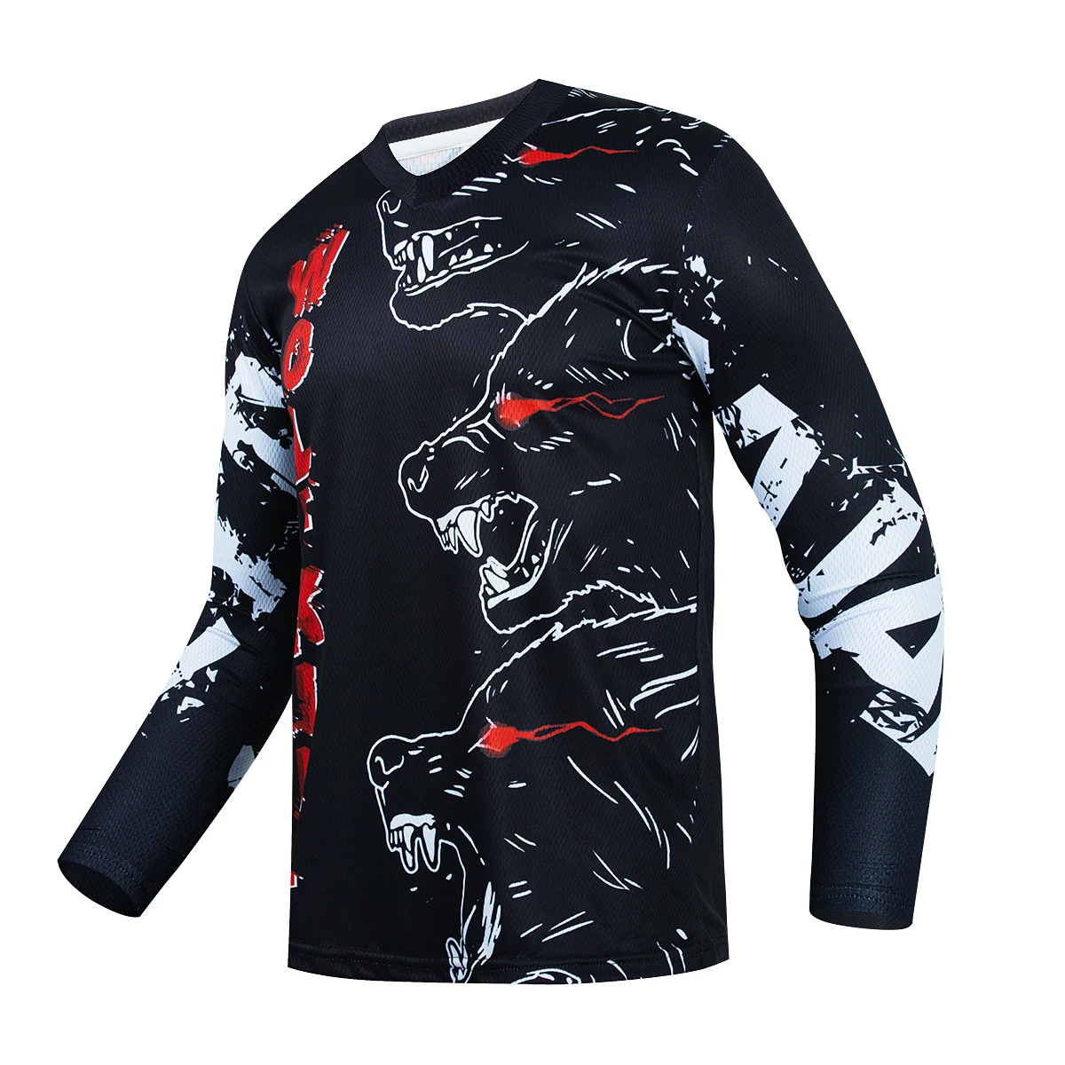 

KEYIYUAN Autumn Men Long Sleeve Motocross Bycicle Jersey Mtb Downhill T-shirt Mountain Bike Clothing Maglia Ciclismo