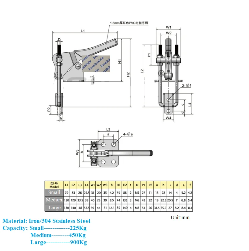 2 adet demir 304 paslanmaz çelik ayarlanabilir 90 derece köşe çile Fastener geçiş mandalı yakalamak kolu kolu römork endüstriyel kutu