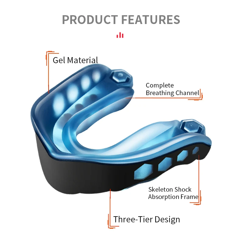 1 pcs Tooth Protector Boxing Mouthguard Brace Boxing Tooth Protector Tooth Guard Sports Brace Orthodontic Appliance Trainer