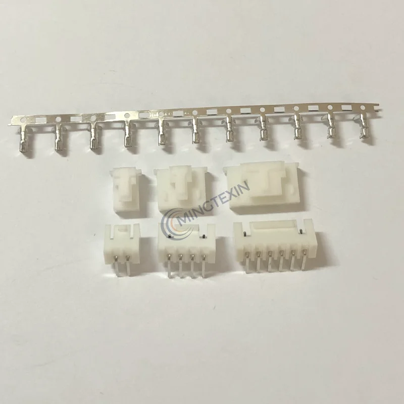 

10sets XHB 2.54MM Pitch Curved needle Pin Header+Housing +Terminal Connector with Buckle Hole Though Type 2/3/4/5/6/7/8-12Pin