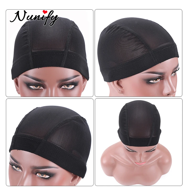 Nunify 1PCS S M L Wholesale Spandex Dome Cap For Bonnet Perruque Black Hairnet Dome Cap Swimming Wig Accessories Wholesale