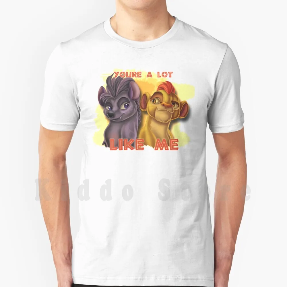 Kion & Jasiri : You're A Lot Like Me T Shirt Cotton Men DIY Print Cool Tee Lion Guard Tlg King Kion Jasiri Hyena Sisi Ni Sawa