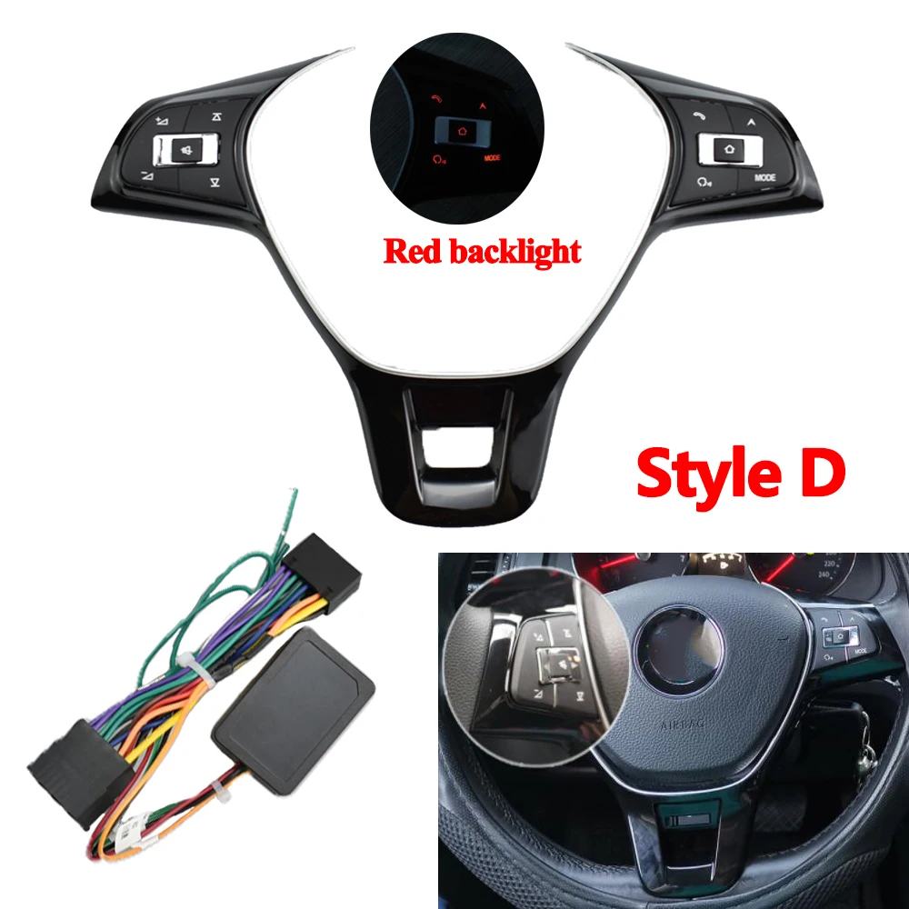 Steering Wheel Remote Bluetooth Wireless Control Button for Polo Golf 2014-2019 Sagitar Lamando Santana Lavida 2015-2019