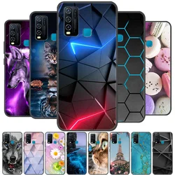 For Coque vivo Y30 Y50 Case Silicon Back Cover Phone Case For vivo 1938 1935 Cases Soft bumper Funda for Vivo Y50 Y30 6.53