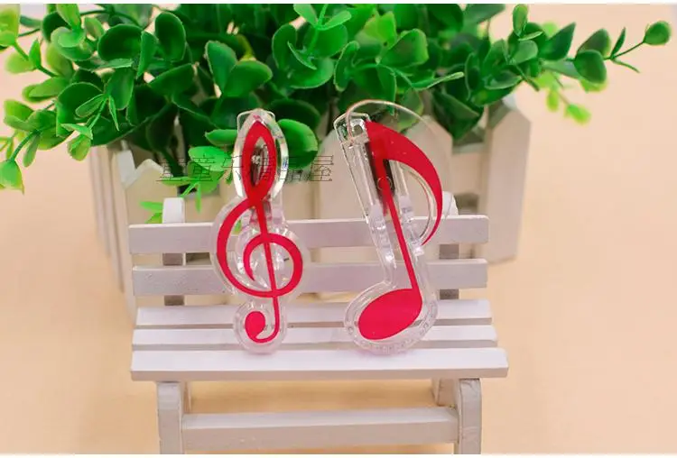 Music Score Clip Notes Piano Score Clip Lovely clamp Concert Stationery Gift Paper Clips Office Accessories Office Supplies