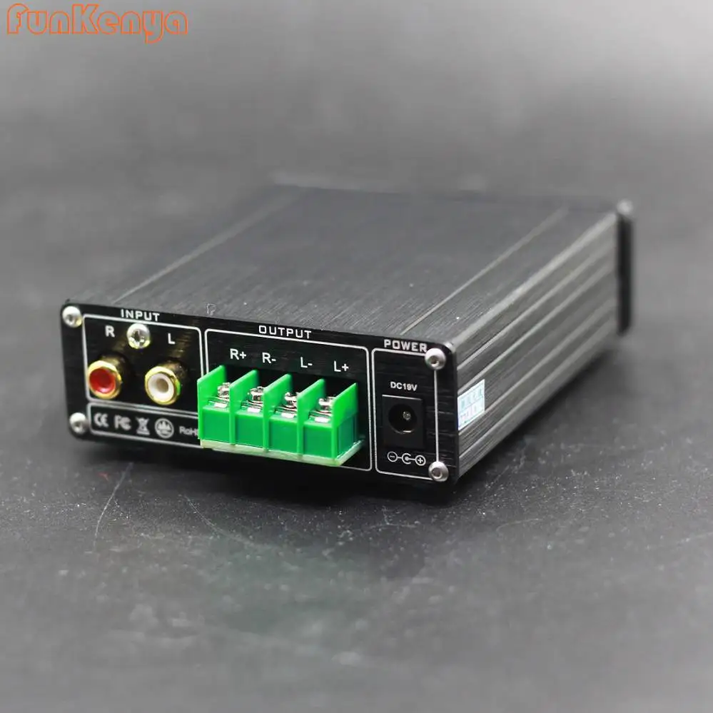 High Power Amplifier 80W*2 Ultra Low Distortion Digital Power Amp MA12070 Dual Channel Mini Size Hifi Desktop