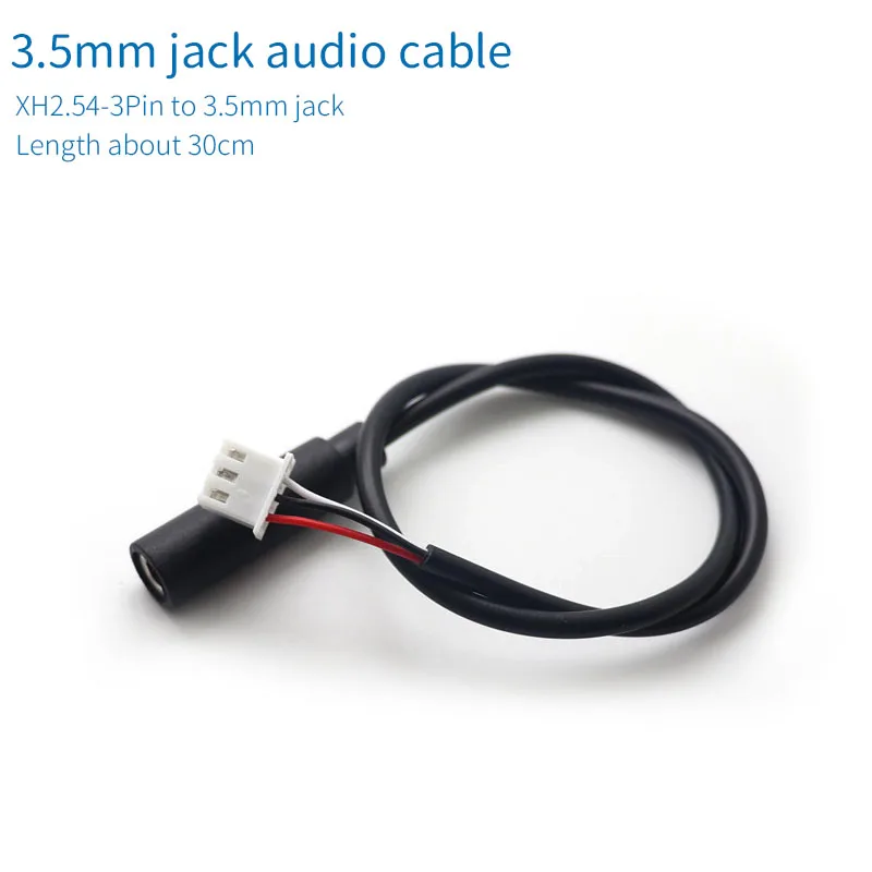 UNISIAN AUX3.5mm jack audio kabel do XH2.54mm-3P połączenie wtyk żeński Stereo linia końcowa 30cm przedłużacz sygnału AUX