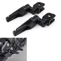 Motorcycle Adjustable Foot Pegs Pedals Aluminum Front Footrests Fit For Kawasaki Z800 Z750R Z1000 ZX-6R ZX6R 636 ZX-10R ZX10R