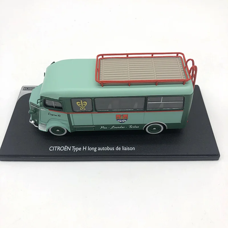 1:43 Scale Diecast Alloy French Citroen Old Bus Simulation Car Metal Model Diecast Vehicle Toy Collection Display Ornament Gifts