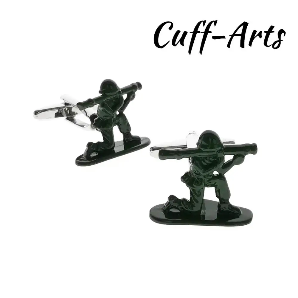 Mens Cufflinks Rocket Launcher Soldier Cufflinks Gifts for Men Gemelos Les Boutons De Manchette by Cuffarts C10541