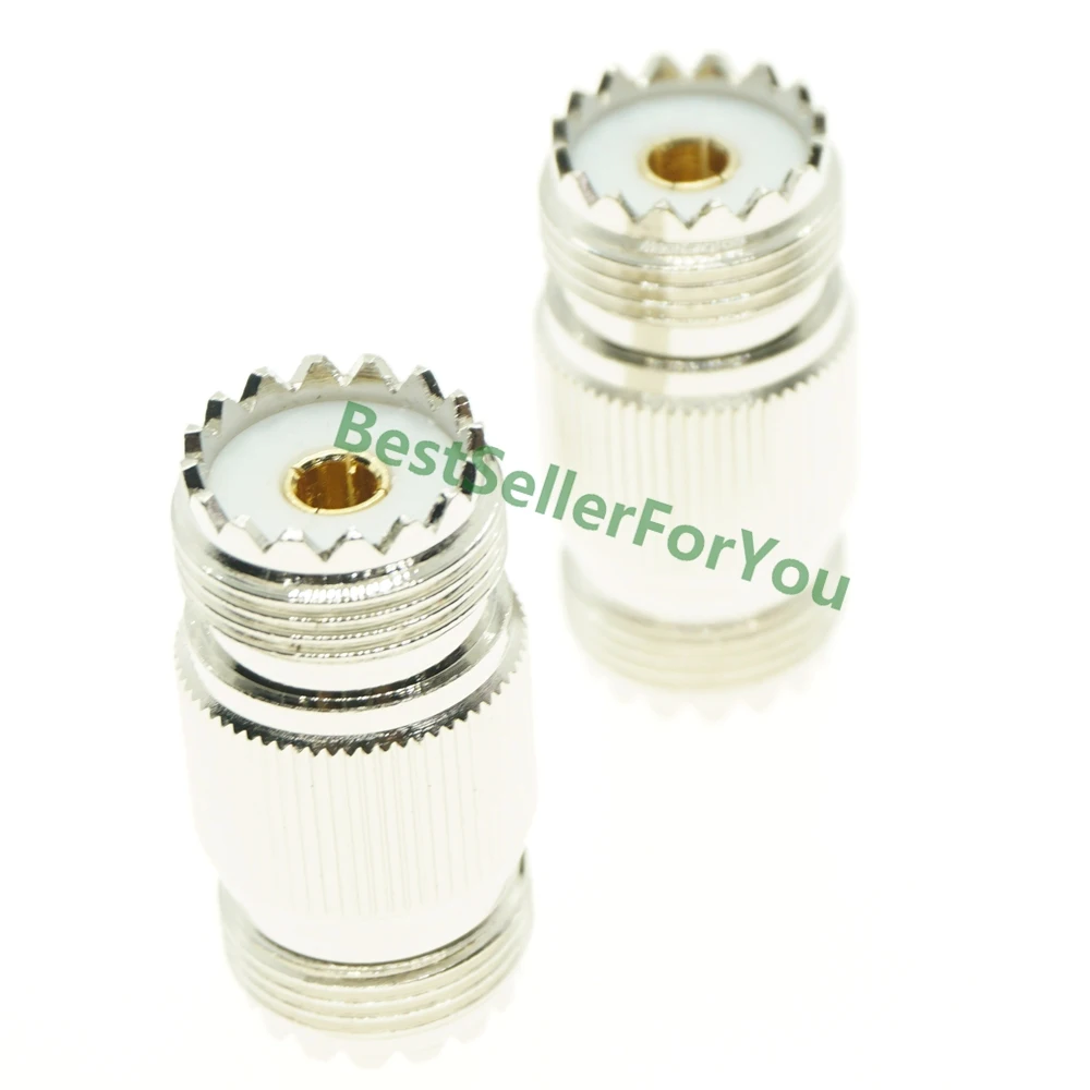 Boobrie Adaptateur PL259 Mâle Vers BNC Femelle - Connecteur Coaxial UHF Vers BNC Pack De 2