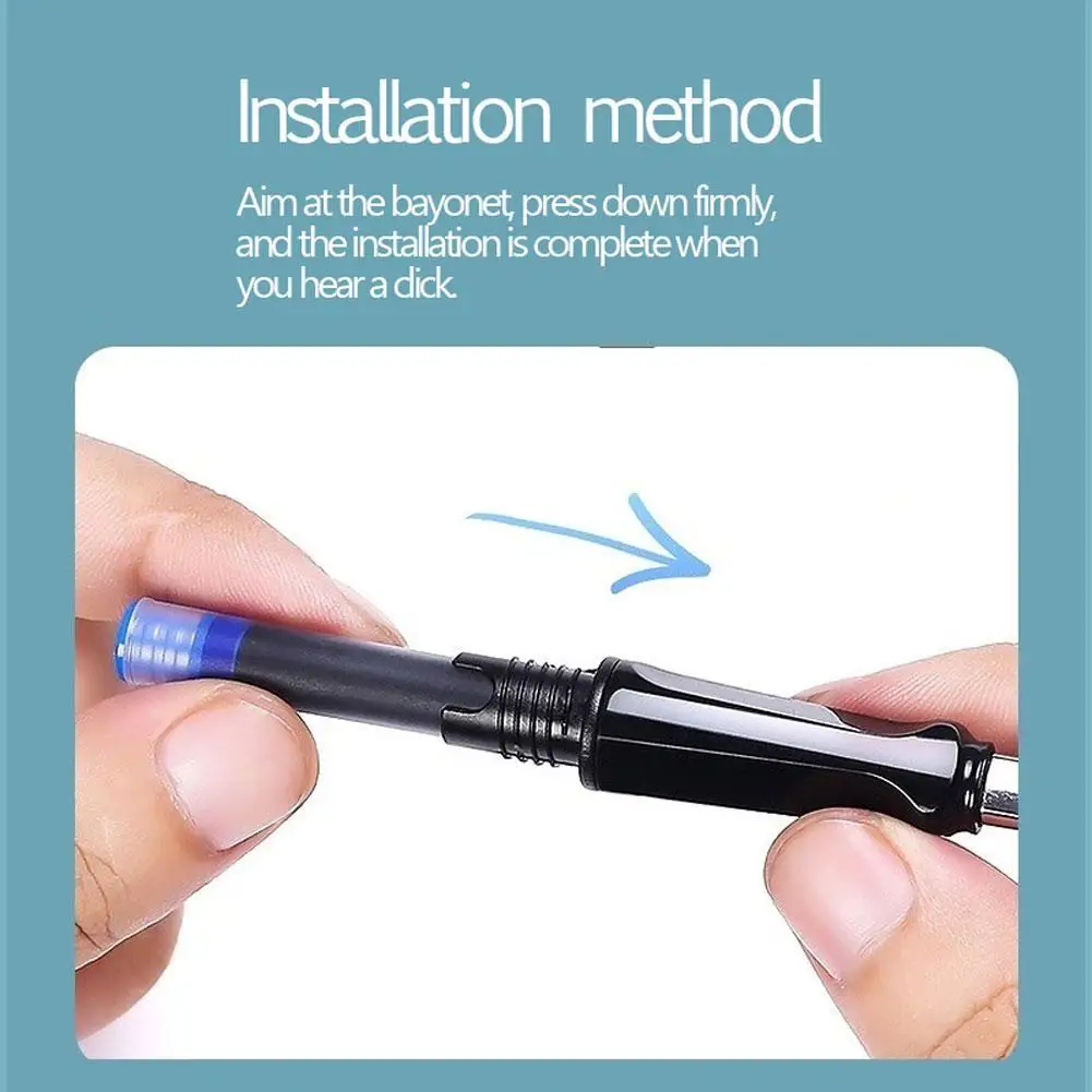 10 Colors/Box Ink Sac Ink Cartridge Set Disposable Ink Refills For 3.4mm Fountain Pen Colored Writing Office School Stationery