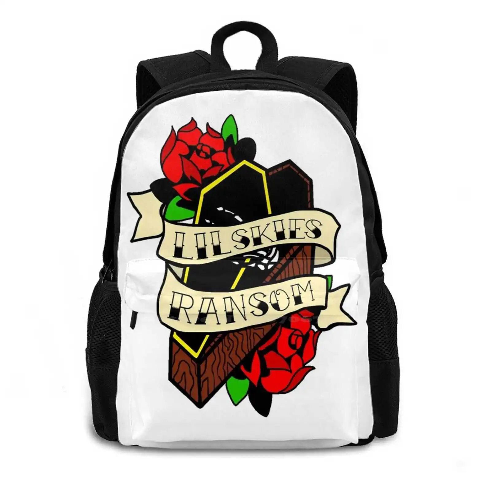 Ransoms Backpack For Student School Laptop Travel Bag Handsome Hawaii Yachty Fan Retro Xans City Portrait Dickys Smokes Popular