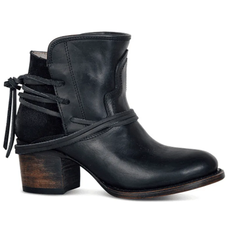 Europe Autumn Winter Women Boots Fashion Retro Riding Equestrian Ankle Boots for Women High Heel Shoes Woman Plus Size 35-43