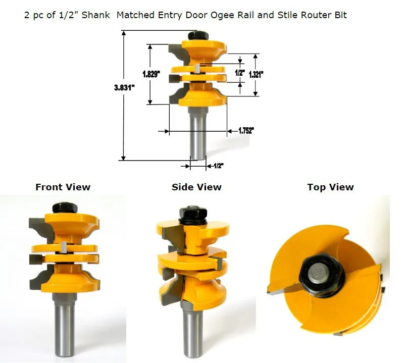 LAVIE 2pcs 12mm 1/2\