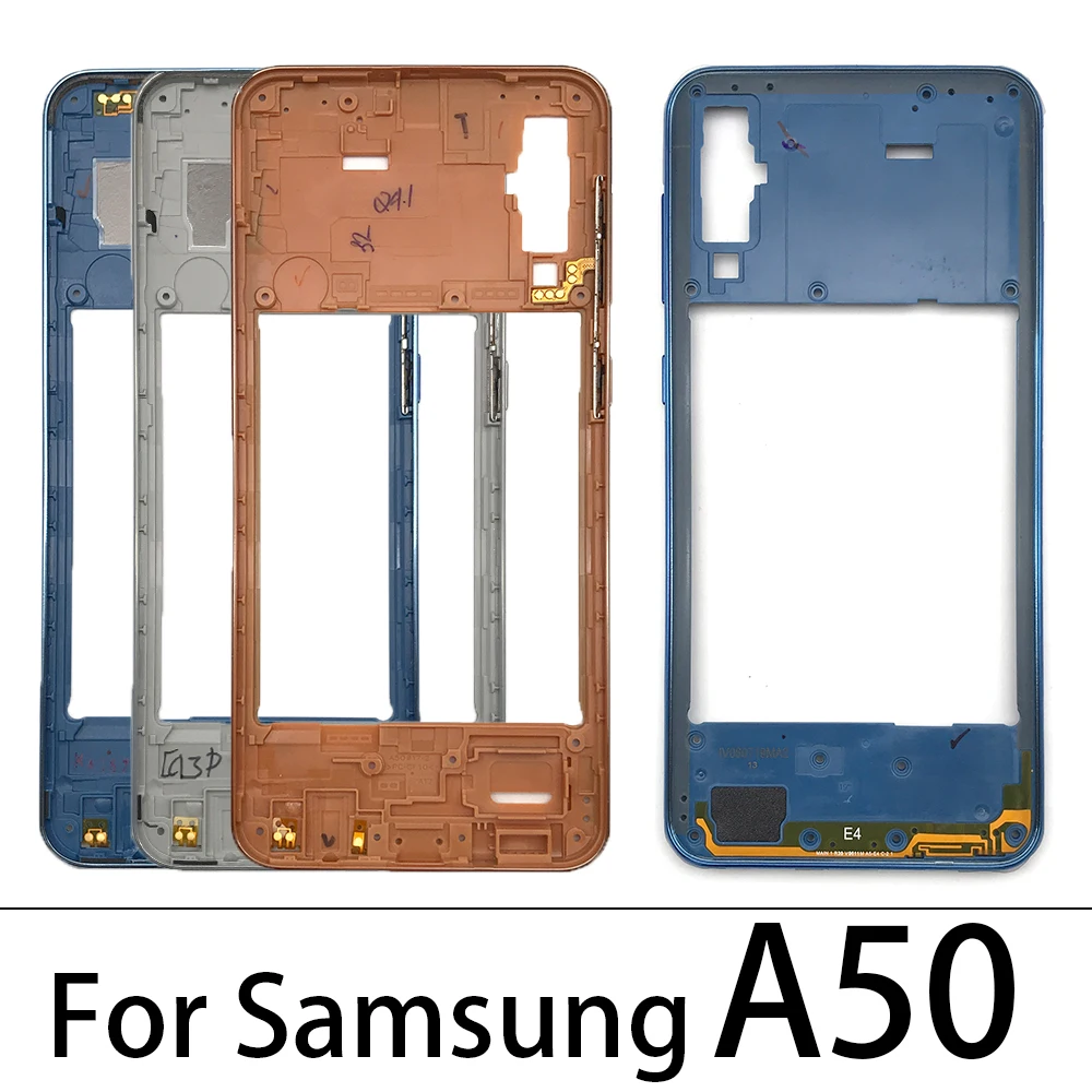 Carcasa de Marco medio para móvil, piezas de repuesto para Samsung A51, A515, A515F, A71, A715, A715F, A20, A50, novedad