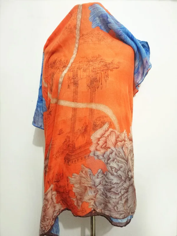 Lenço infinito para mulheres, círculo quente, flor, marca de luxo, lenço, edifício bonito, lenços quentes, moda